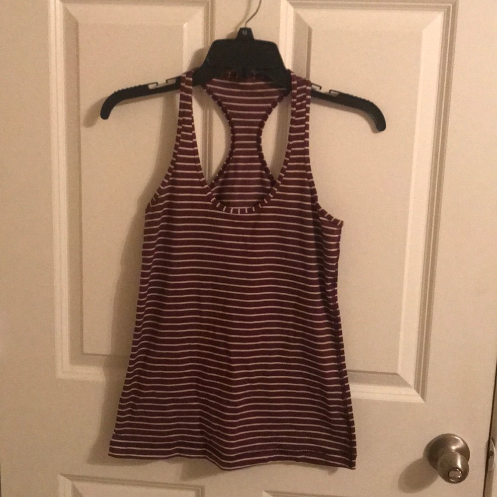 Lululemon striped racerback